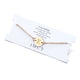 2019 Bracelets for Women Gold Color Letter Bracelet Simple Adjustable Bracelet Fashionable Jewelry Party for Gifts