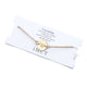 2019 Bracelets for Women Gold Color Letter Bracelet Simple Adjustable Bracelet Fashionable Jewelry Party for Gifts