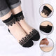 2019 Elastic Socks Crystal Glass Silk Ultrathin Lace Literary Sale 5 Pairs Summer Transparent Short Socks