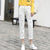 2019 Fashion Ripped Jeans Woman High Waist Boyfriend Jeans For Women Plus Size Blue Black White Denim Mom Jeans Pants Trousers