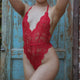 2019 Hot Sale Backless Halter Lace Bodysuit Transparent Female Body Hot Sexy Teddies 2019 Jumpsuits Women Deep V Sheer Bodysuits