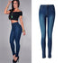 2019 Jeans for Women mom Jeans High Waist Jeans Woman High Elastic plus size Stretch Jeans female washed denim skinny pencil pan