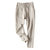 2019 Ladies Summer Casual Holiday Street Daily Trousers S-5XL Hot Womens Cotton Linen Drawstring Solid Harem Pants Five Color