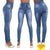 2019 New Arrival Wholesale Woman Denim Pencil Pants Stretch Jeans High Waist Pants Women High Waist Jeans