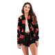 2019 New Autumn Vertical Stripes Zippers Jacket Women Long Sleeve Bomber Jackets Famale Short Biker Jackets Coat Outwear