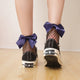2019 New Hot High Quality Casual Women Ruffle Fishnet Ankle High Mesh Lace Fish Net Short Funny Thin Harajuku Bow Kawaii Socks