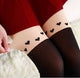 2019 New Hot Mini Women Girls Fashion Spring Summer Opaque Over Knee Thigh High Elastic Sexy Stockings Black/White Colors