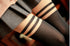2019 New Hot Mini Women Girls Fashion Spring Summer Opaque Over Knee Thigh High Elastic Sexy Stockings Black/White Colors Tights