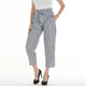 2019 New Striped OL chiffon high waist harem pants women stringyselvedge summer style casual pants female trousers