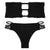 2019 Sexy Bandeau Biquini Strapless Backless Solid Color Low Waist Bandage Shirring Strappy Swimsuit Women Bikini Set
