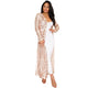2019 Sexy Women Shiny Sequin Long Maxi Jacket Chic Capes & Ponchos Coat New Spring Autumn See-Through Night Club Party Cardigans