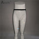 2019 Shiny Rhinestones Mesh Bodycon Skirt Women Sexy Fishnet Hollow Out See Through Skirts Fashion Night Club Party Mini Skirts