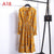 2019 Spring Dress Long Sleeve Office Polka Dot Vintage Dress Women Casual Red Floral Autumn Shirt Chiffon Midi Dress For Ladies