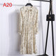2019 Spring Dress Long Sleeve Office Polka Dot Vintage Dress Women Casual Red Floral Autumn Shirt Chiffon Midi Dress For Ladies