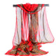2019 Summer Cashew Flowers Printed Chiffon Scarves Women Boho Beach Shawl Girls Elegant Ladies Casual Long Soft Wrap Scarf