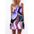 2019 Summer Mini Dress Women Cow Letter Print Sundress Clothing Sleeveless Boho Short Beach Dress Casual Shift Dresses Vestido