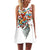2019 Summer Mini Dress Women Cow Letter Print Sundress Clothing Sleeveless Boho Short Beach Dress Casual Shift Dresses Vestido