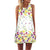 2019 Summer Mini Dress Women Cow Letter Print Sundress Clothing Sleeveless Boho Short Beach Dress Casual Shift Dresses Vestido