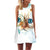 2019 Summer Mini Dress Women Cow Letter Print Sundress Clothing Sleeveless Boho Short Beach Dress Casual Shift Dresses Vestido