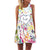 2019 Summer Mini Dress Women Cow Letter Print Sundress Clothing Sleeveless Boho Short Beach Dress Casual Shift Dresses Vestido