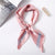 2019 Summer New Square Silk Feel Satin Scarf Women Skinny Retro Head Neck Small Vintage Hair Tie Band Love Pattern Gift For Girl