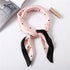 2019 Summer New Square Silk Feel Satin Scarf Women Skinny Retro Head Neck Small Vintage Hair Tie Band Love Pattern Gift For Girl