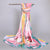 2019 Summer Splashing Ink Printed Chiffon Scarves Women Boho Beach Shawl Girls Elegant Ladies Casual Long Soft Wrap Scarf