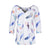 2019 Summer Spring Feather Print T Shirt Femme Causal T Shirt Women Top Female T Shirt Long Sleeve White Black T-shirt Woman