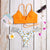 2019 Summer WWomen's Bikini Cut Flower Two Piece Swimsuit Pushups Swimwear Beachwear maillot de bain femme biquini bikinis