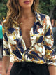 2019 Summer Women 9 Colors Elegant Leisure Brief Office Work Blouse Female Stylish Trendy Top Long Sleeve Print Casual Shirt