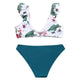 2019 Summer Women Bikini Set Print Padded Swimwear High Waist Bathing Swimsuit Beachwear maillot de bain femme biquini bikinis