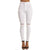 2019 Summer and Autumn Women Destroyed Denim Jeans Skinny Hole Pants High Waist Stretch Jeans Slim Pencil Trousers