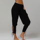 2019 Woman Summer Pants High Waist Harem Pants Women Leggings Baggy Hippy Pant Criss Cross Jogger Loose Trousers Comfy Pant
