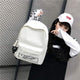2019 Women Backapck Japanese Canvas Outdoor Alphabetical Embroidery Backpack Female Bag High-capacity Student Soft Schoolbag