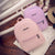 2019 Women Backapck PU Pinkycolor Leisure Nylon Outdoor Travel Backpack Female Bag High-capacity Student Soft Schoolbag