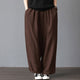 2019 Women Cotton Linen Pants Baggy Harem Women's Wide Leg Pants With Pockets Lady Baggy Pantalon femme Plus Size Summer Pant