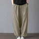 2019 Women Cotton Linen Pants Baggy Harem Women's Wide Leg Pants With Pockets Lady Baggy Pantalon femme Plus Size Summer Pant