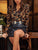 2019 Women Elegant Fashion Work Office Stylish Blouse Female Eye-Catching Top Chain Print V-Neck Casual Shirt