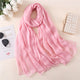 2019 designer brand women scarf fashion solid summer silk scarves lady shawl wrap large size beach stoles pashmina foulard hijab