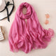 2019 designer brand women scarf fashion solid summer silk scarves lady shawl wrap large size beach stoles pashmina foulard hijab