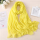 2019 designer brand women scarf fashion solid summer silk scarves lady shawl wrap large size beach stoles pashmina foulard hijab
