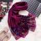 2019 designer brand women scarf fashion spring summer silk scarves Hollow floral lady shawls and wraps pashmina foulard stoles