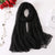 2019 designer brand women scarf summer Crocodile fold silk scarves for lady shawls wraps pashmina female bandana foualrd hijabs