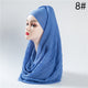 2019 hot sale women scarf fashion winter cotton headband hijab scarves solid soft warm shawls lady wraps pashmina hijabs stoles