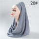 2019 hot sale women scarf fashion winter cotton headband hijab scarves solid soft warm shawls lady wraps pashmina hijabs stoles