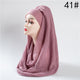 2019 hot sale women scarf fashion winter cotton headband hijab scarves solid soft warm shawls lady wraps pashmina hijabs stoles
