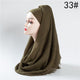 2019 hot sale women scarf fashion winter cotton headband hijab scarves solid soft warm shawls lady wraps pashmina hijabs stoles