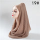 2019 hot sale women scarf fashion winter cotton headband hijab scarves solid soft warm shawls lady wraps pashmina hijabs stoles