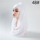 2019 hot sale women scarf fashion winter cotton headband hijab scarves solid soft warm shawls lady wraps pashmina hijabs stoles