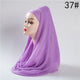 2019 hot sale women scarf fashion winter cotton headband hijab scarves solid soft warm shawls lady wraps pashmina hijabs stoles